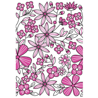 Crafter's Companion Spring Display A6 Background Layering Stamps (CC-ST-CA-BKSPR)